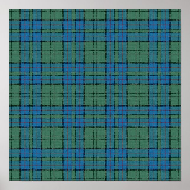 Poster Clan Lockhart Tartan - Download digital (Frente)