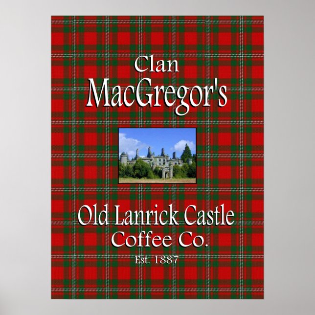 Poster Clan MacGregor's Old Lanrick Castle Co. (Frente)