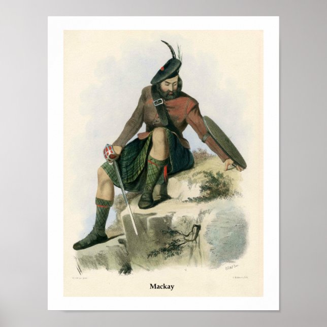 Poster Clan Mackay (Frente)