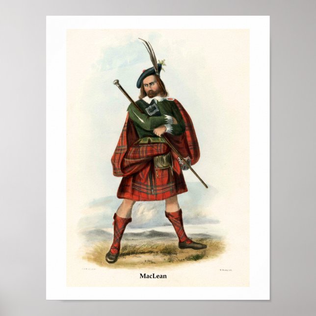 Poster Clan MacLean (Frente)