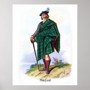Poster Clan MacLeod por R. R. McIan