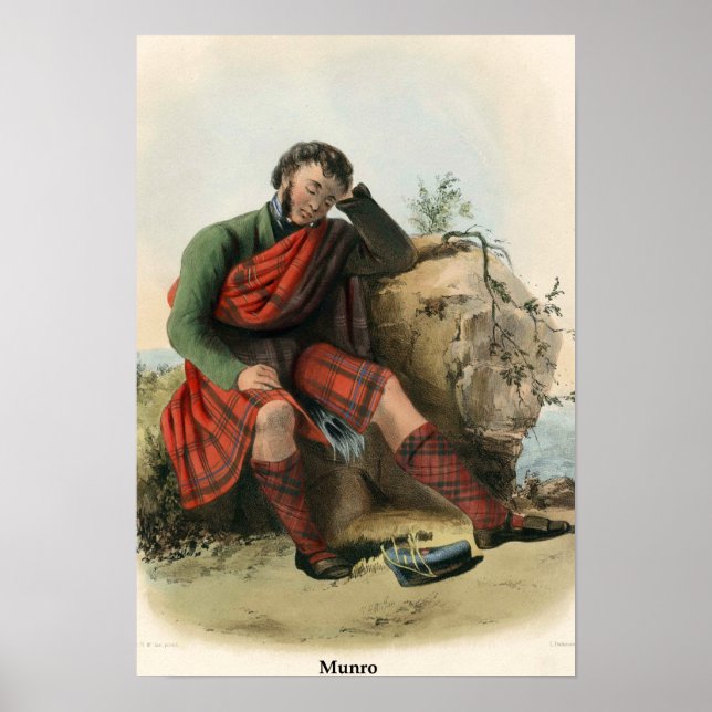 Póster Clan Munro (Frente)