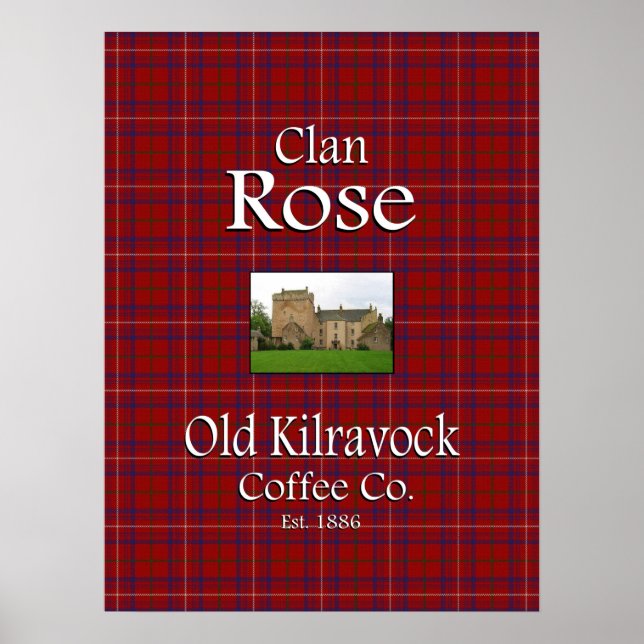 Poster Clan Rosa Kilravock Co. (Frente)