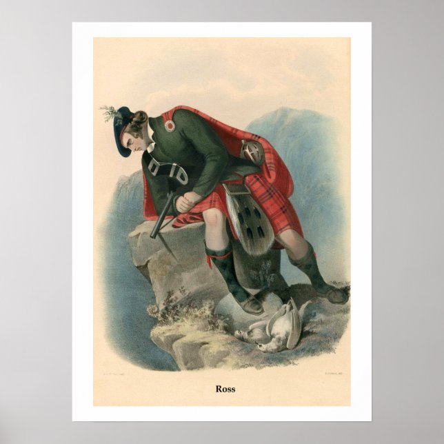 Póster Clan Ross (Frente)