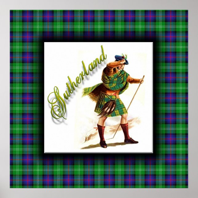 Póster Clan Sutherland Scottish Dream (Frente)