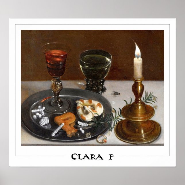 Poster Clara Peeters Zedign Cartaz de Arte #9 (Frente)