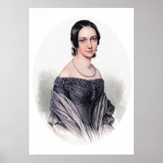 Poster Clara Schumann - Pianista e Compositor
