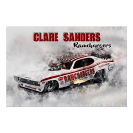Póster Clare Sanders Ramchargers