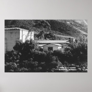 Poster Claremont, California View of Padua Colinas Theatr