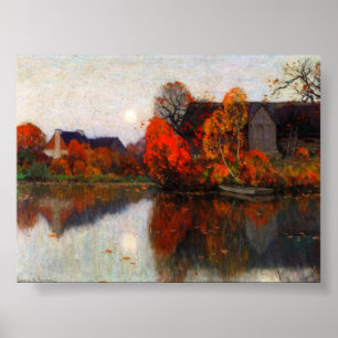 Poster Clarence Gagnon - A libra em outubro