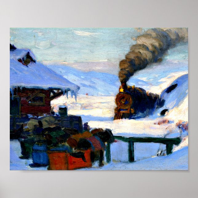 Poster Clarence Gagnon - O Santo do trem Paul (Frente)