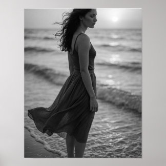 Poster “Clareza Costeira — Arte para Calendário de Viagen