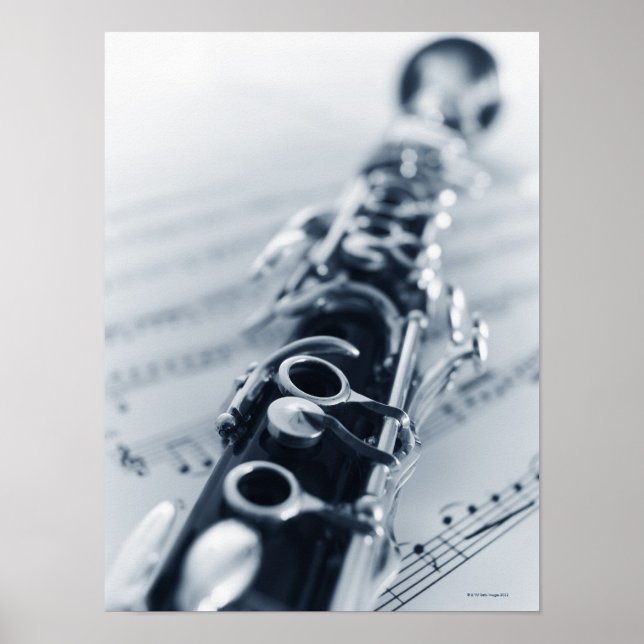 Póster Clarinet Detalhado (Frente)