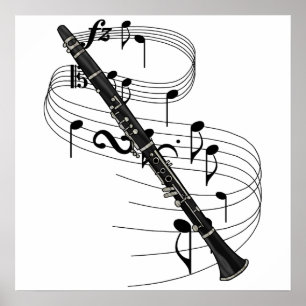 Póster Clarinete