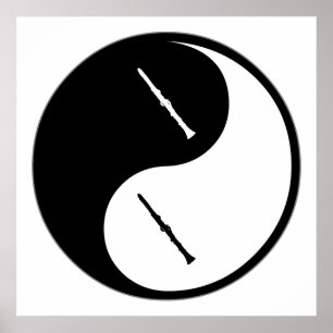 Poster Clarinete de Yin Yang