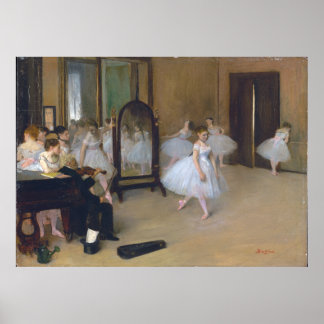 Poster Classe Dançante - Edgar Degas