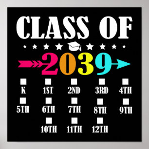 Poster Classe De 12 De Graduação De Jardim De Infância 20