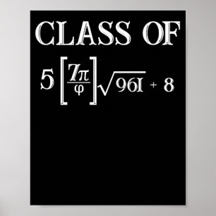 Poster Classe de 2023 Math Pi 8.º Graduação