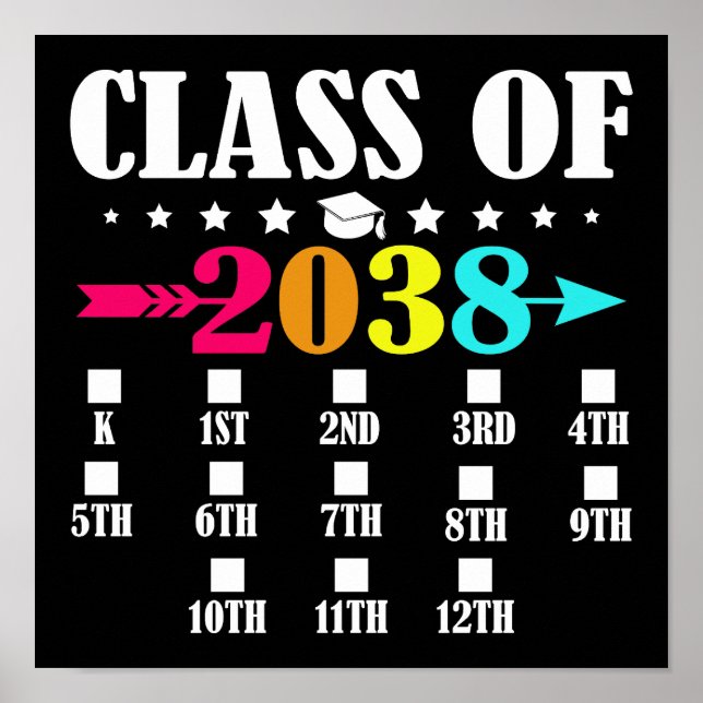 Poster Classe De 2038 1rua Dia De Jardim De Infância 12 (Frente)