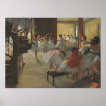 Classe de dança - Edgar Degas Fine Art