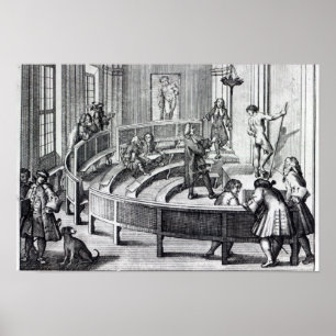 Poster Classe de desenho da vida, 1739