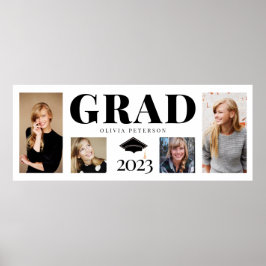 Poster Classe de Formando de Colagem de Fotos de 2023