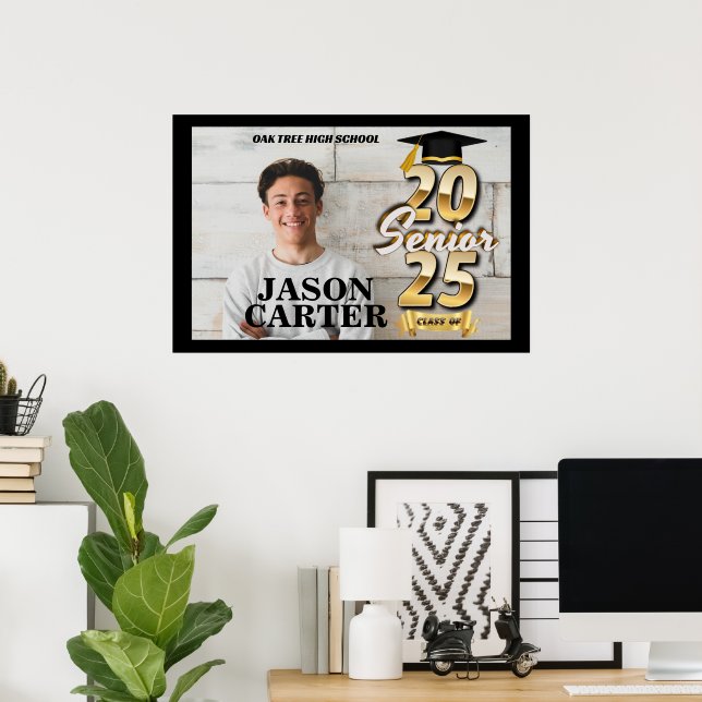 Poster Classe de Formando de mais velho da Graduação 2025 (Escritório em casa)