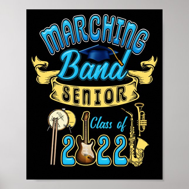 Poster Classe de Graduação de Mais velho de Banda Marchin (Frente)