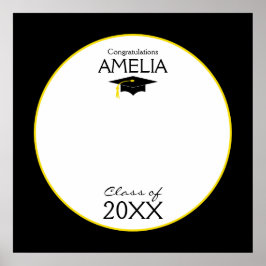 Póster Classe De Graduação Do Autografo Personalizado 20X