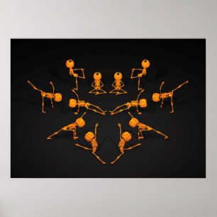 Poster Classe de Ioga Halloween