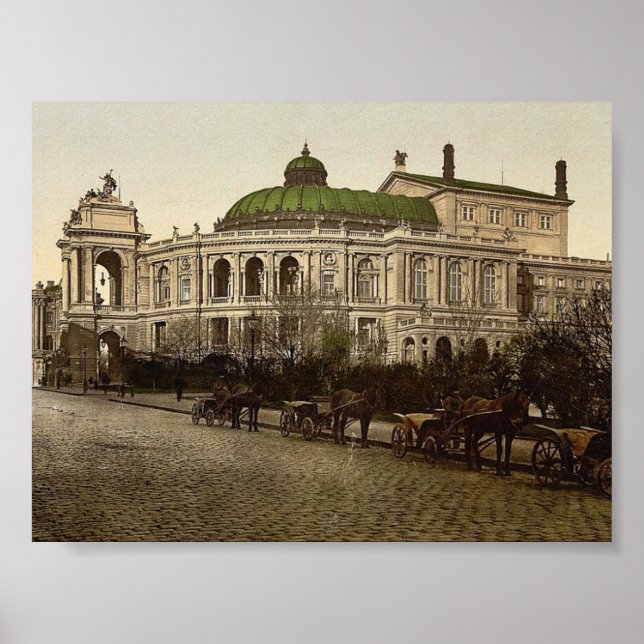 Poster Classe The Theater, Odessa, Rússia (isto é, Ucrâni (Frente)