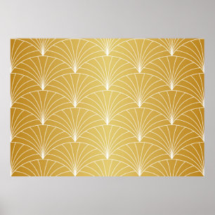 Poster Classic Art Deco Seamless Pattern. Geometric Styli