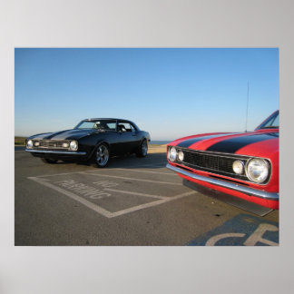 Póster Classic Camaros