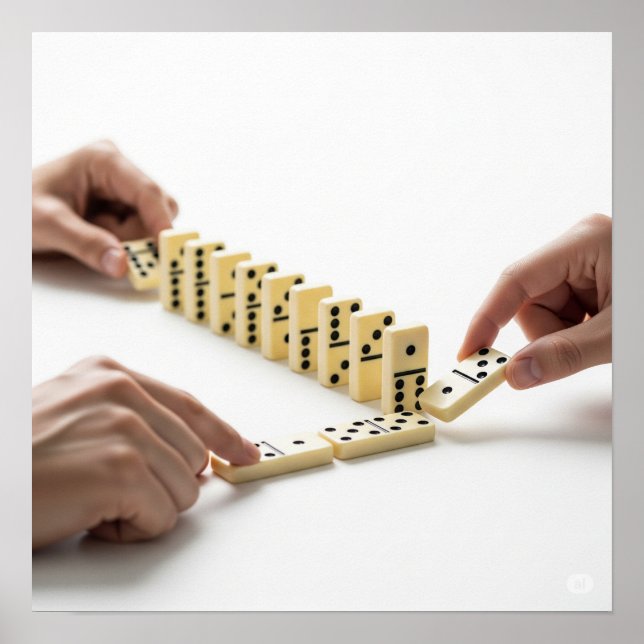 Poster Classic Dominoes Design (Frente)