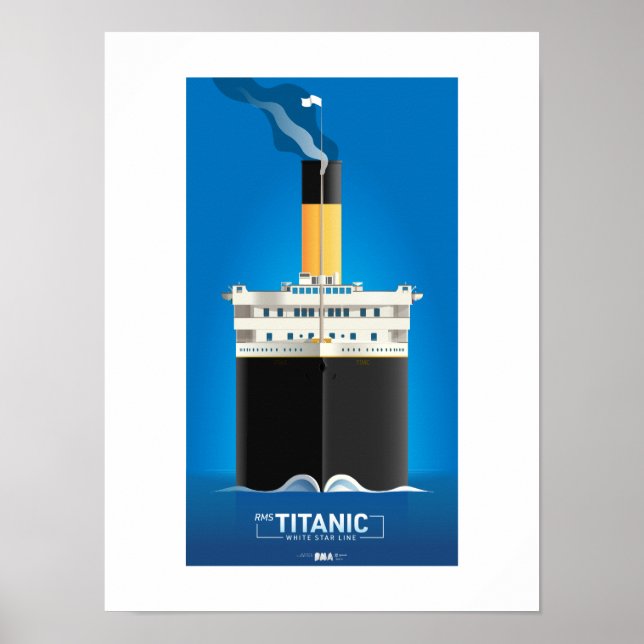 Poster CLASSIC LINER SERIES - Titanic RMS (Frente)
