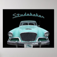 Classic Vintage Studebaker Silver Hawk 1959 Car