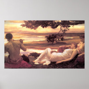 Poster Classical Idyll (por Frederic Leighton)