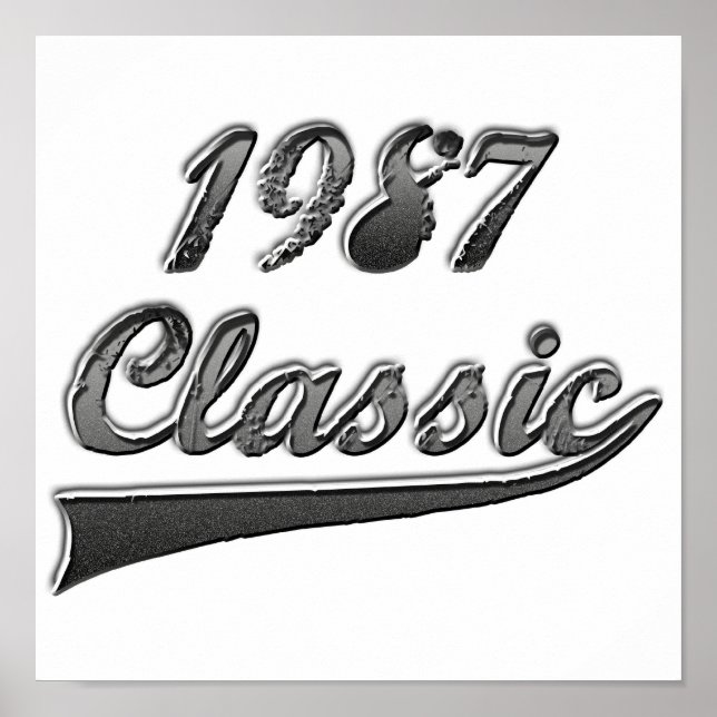 Póster Clássico 1987 (Frente)