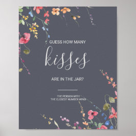 Poster Clássico Adivinha Quantos Jogo de Chá de panela De