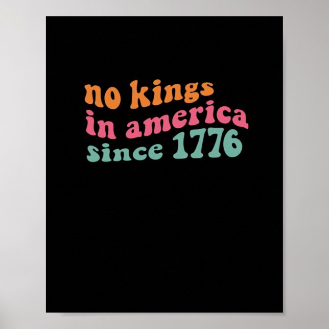 Poster Clássico da Liberdade Sem Reis na América desde 17 (Frente)