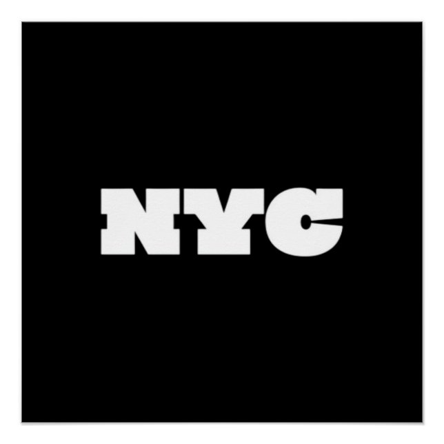 Póster Clássico de NY (Frente)