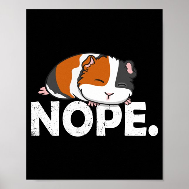 Poster Clássico de Suíno-guineal (Frente)