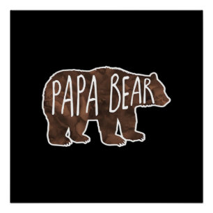 Póster Clássico do Papai Urso