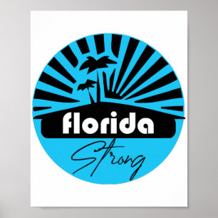 Poster Clássico Florida Strong