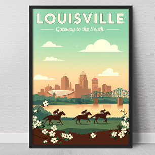 Poster Clássico Louisville Kentucky