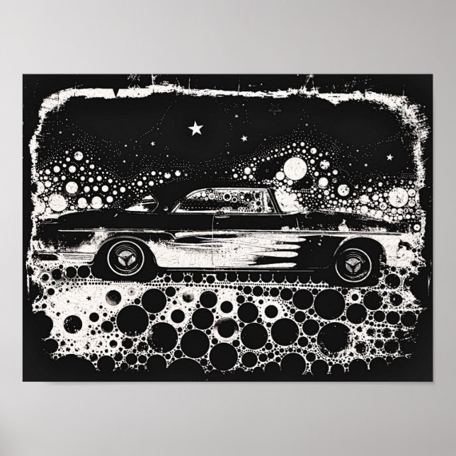 Poster Clássico Preto e Branco (Frente)