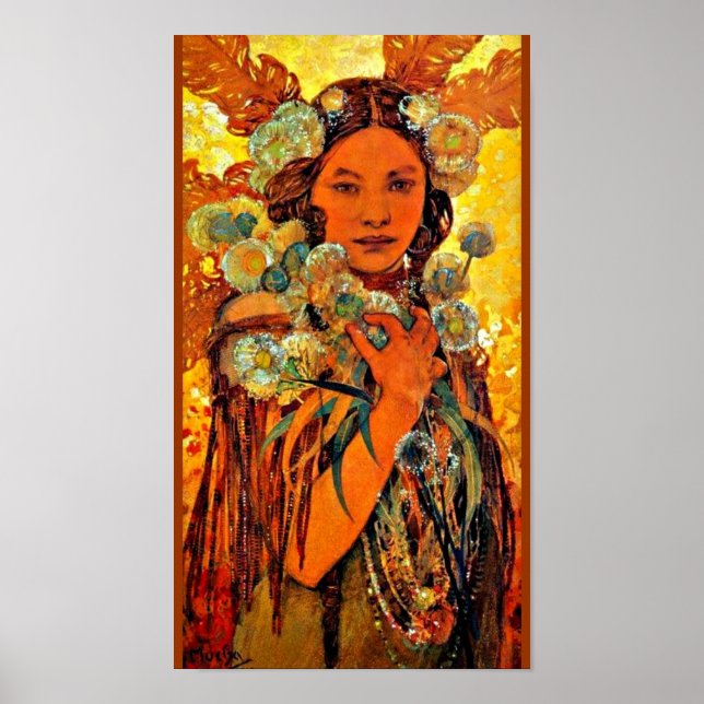 Poster Clássico/Vintage-Alphonse Mucha 116 (Frente)