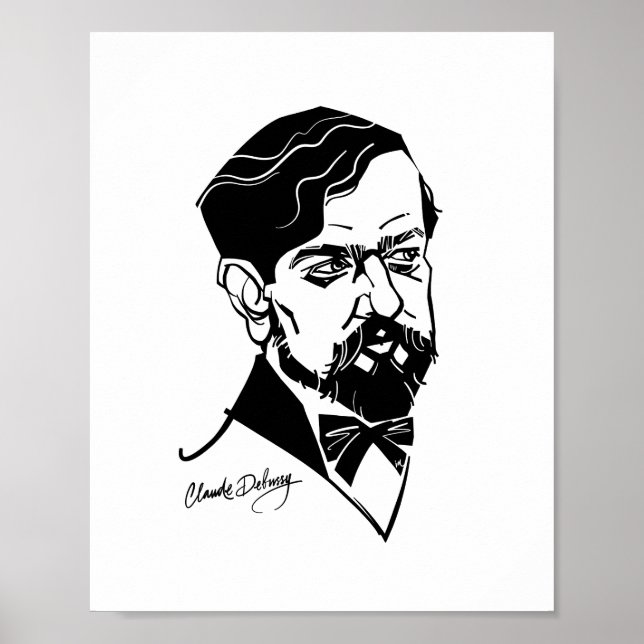 Poster Claude Debussy (Frente)