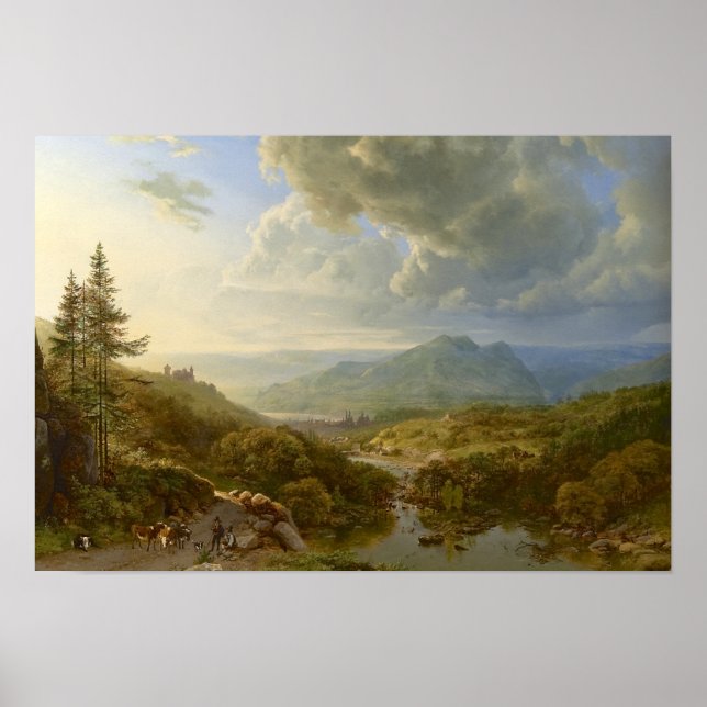 Poster Claude Lorrain Trabalho de arte (Frente)
