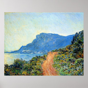 Poster Claude Monet, A Corniche de Mônaco,